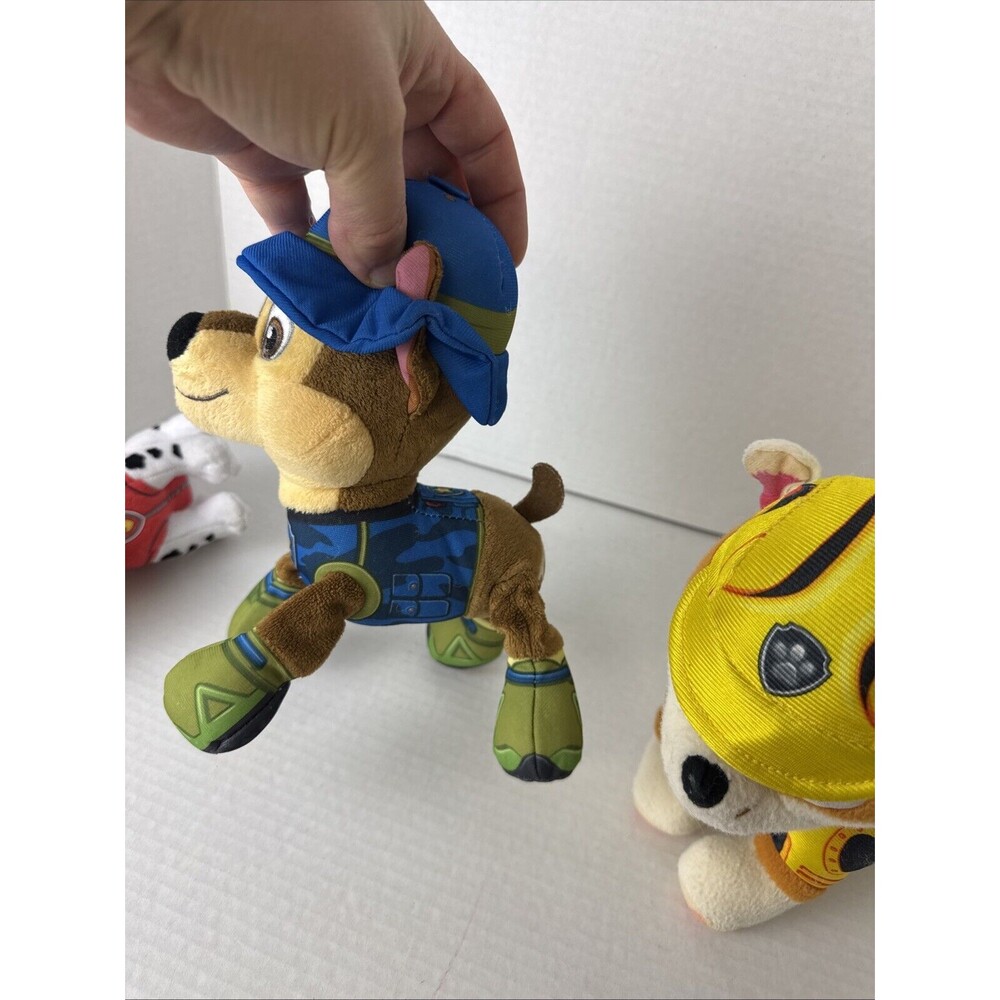 Paw Patrol Plush TY Marshall Chase Rubble Lot Of 4 - Picture 8 of 13